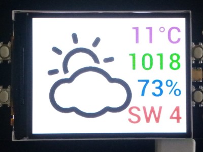 Display HAT Mini zeigt Wettervorhersage auf Raspberry Pi 