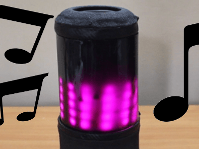 Mobiler Bluetooth-Lautsprecher mit Lichteffekten im Selbstbau