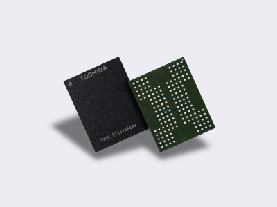 Flash-Speicher-Chips. Bild: Toshiba.