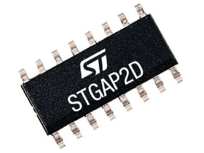 Gate-Treiber STGAP2DM. Bild: STMicroelectronics.