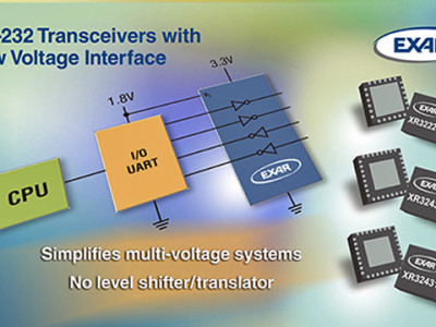 Neue RS-232-Transceiver mit einstellbarer Spannung von Exar