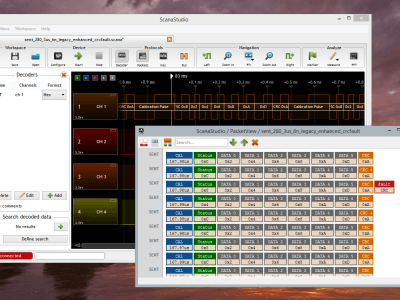 New USB, JTAG and SENT protocols decoders!