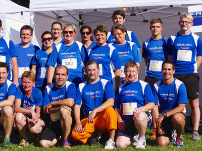 FRIZLEN am Start beim 4. LKZ-Firmenlauf