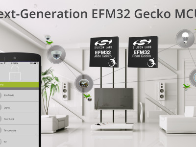 Silicon Labs Secures IoT Nodes with New EFM32 Jade and Pearl Gecko Microcontrollers