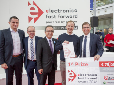 Nehmen Sie an electronica Fast Forward, the Startup Platform powered by Elektor teil