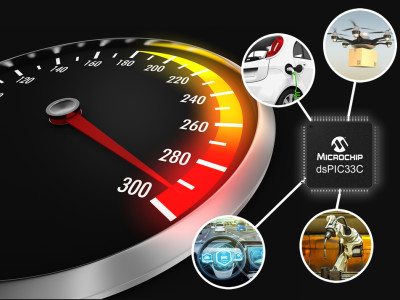 Erweitertes Angebot an Dual- und Single-Core dsPIC® Digital Signal Controllern (DSC)  ermöglicht weitere und robustere Anwendungen