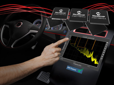 Neue kapazitive Touch-Controller ermöglichen eine  schnellere EMI-Qualifizierung von Automotive-Touchscreens