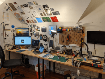 Mein Elektronik-Labor: Elektronik-Entwicklung und Video-Produktion in einem Raum