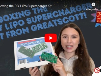 Auspackzeremonie: GreatScott! LiPo Supercharger Kit