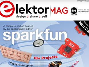 Elektor März/April 2021: Elektronik Curated by SparkFun