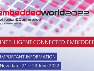 Embedded World 2022 auf Juni verschoben