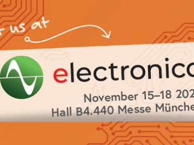 Seien Sie live dabei auf der Electronica 2022 (15. bis 18. November 2022)