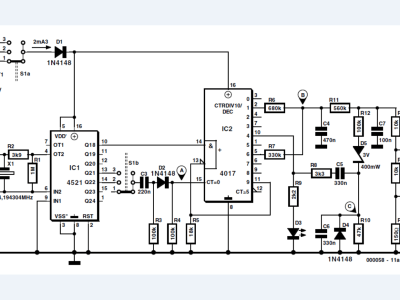 Schaltkreis: DIY-Elektrokardiogramm-Simulator