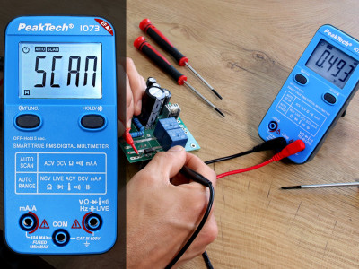 PeakTech 1073: Smartes Multimeter mit Auto-Scan