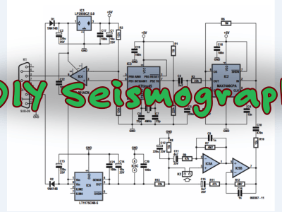 Schaltung: DIY-Seismograph