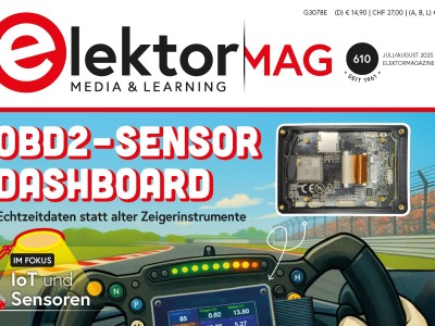 Elektor Juli/August 2025: IoT und Sensoren