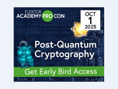 Elektor-Konferenz zu Post-Quantum-Kryptographie: Jetzt buchen und 60 Euro sparen!