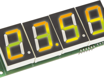Farbenspiel: Die RGBDigit Clock aus unserem Labor.