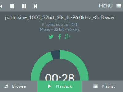 Screendump 3.5" display - Volumio Playing Screendump 3.5" display - Volumio Playing