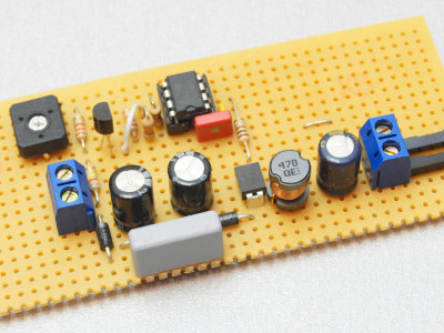 Step-up converter prototype Escaped From The Labs - First prototype of the 5 V - 150 V step-up converter