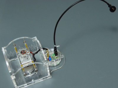 Overall view enclosure no. 1 Overall view of the peltier lamp, enclosure no. 1