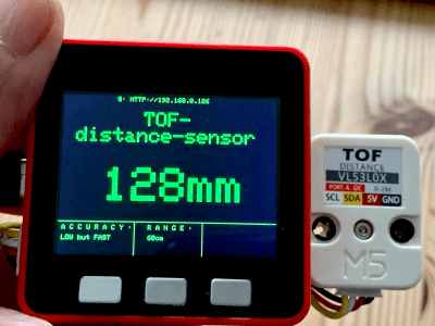 Rangefinder with M5Stack + TOF-Sensor and ANNEX32