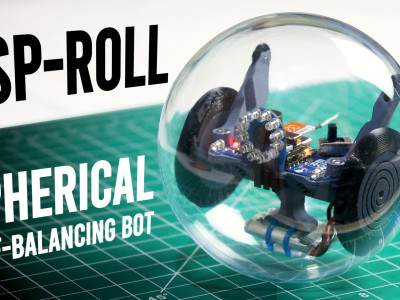 ESP-ROLL: DIY-Kugelroboter mit Selbstbalance, FPV-Kamera und ESP32