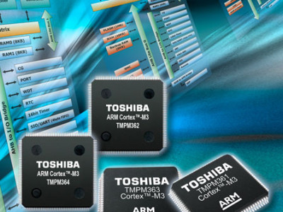 1 Mo de mémoire Flash  + CAN + USB + I2C pour micros ARM Toshiba 