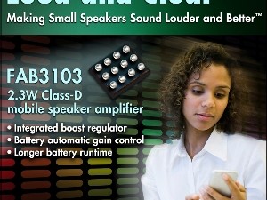Ampli audio lilliputien pour appareils mobiles