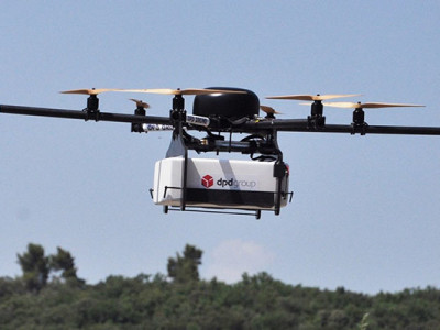 Le drone peut parcourir jusqu’à 20 km à 150 m d’altitude.