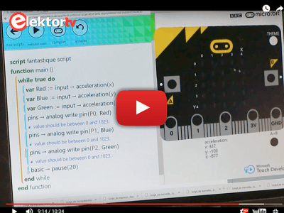 micro:bit & MicroPython, les doigts dans le nez