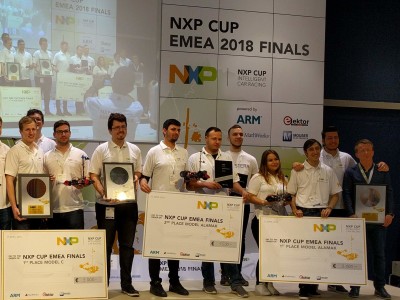 Finales de la NXP Cup EMEA 2018 chez Fraunhofer IIS, dans la ville où naquit Georg Ohm