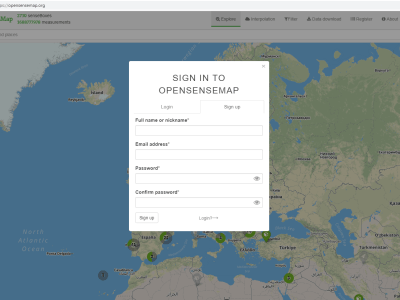 Mon voyage dans le nuage (26) : mesures ESP32 sur openSenseMap