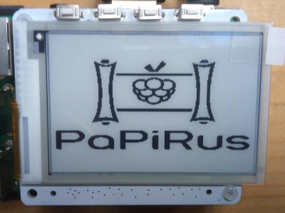 Banc d’essai : PaPiRus - HAT ePaper Screen pour RPi
