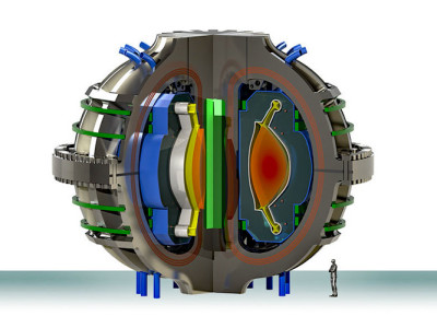 Réacteur à fusion nucléaire évolué, robuste et compact.
Image : MIT / Alexander Creely
 