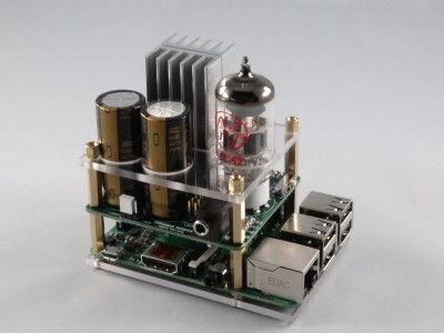 La carte d’extension « Hybrid Tube Amp » pour le RPi.