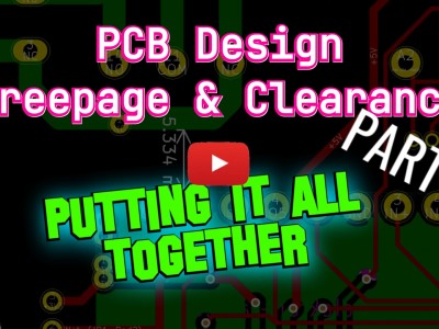 Lignes de fuite et distances dans l'air des PCB (3ème partie) : Tout mettre en place