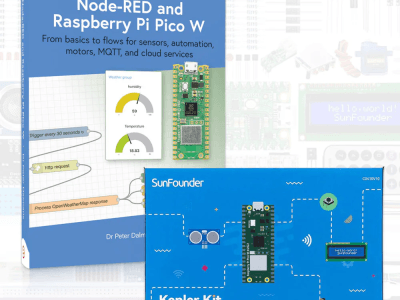 ALERTE ROUGE ! Le livre Node-RED, un Raspberry Pi W et le Kit Kepler dans l'offre groupée