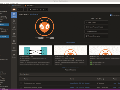 Créer un projet ESP32 avec PlatformIO: guide d'introduction pour débutants