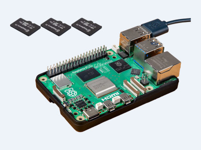 Cartes SD labelisées et étui protecteur — nouveaux accessoires pour Raspberry Pi