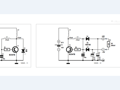 Circuit : Convertisseur de tension à transistor unique