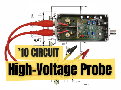 Circuit : Sonde haute tension à réaliser soi-même