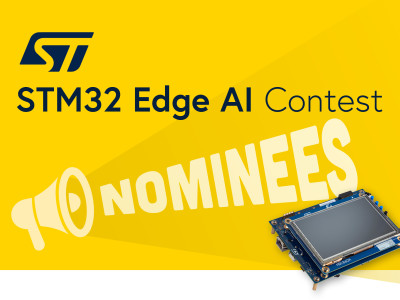 Concours STM32 Edge AI : les nominés