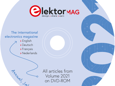 DVD annuel Elektor, millésime 2021 – téléchargement réservé aux abonnés