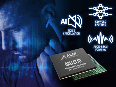 Microcontrôleur sans fil BLE et Matter avec coprocesseur neural pour les tâches IA/ML