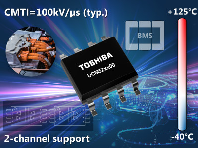 Des composants Toshiba pour rendre les voitures électriques encore plus sûres et fiables