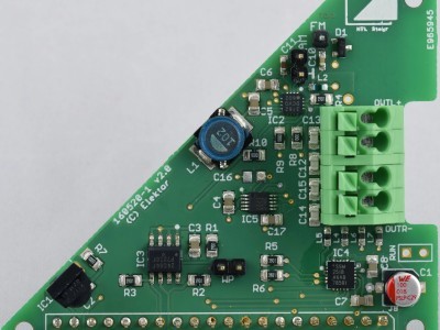 Top view PCB 160520-1 v2.0 Top view PCB 160520-1 v2.0, FM Radio Receiver for RPi