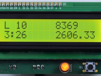 Display Improved Radiation Meter 110538-1 v2.2 Display shown of Improved Radiation Meter 110538-1 v2.2