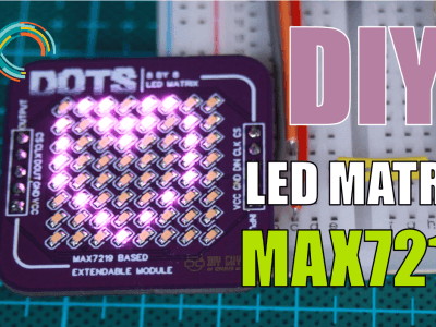 Fabrication d'une matrice de LED 8x8 personnalisée avec Arduino et MAX7219