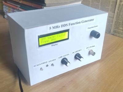 DIY DDS Function Generator  For Electronics Lab.